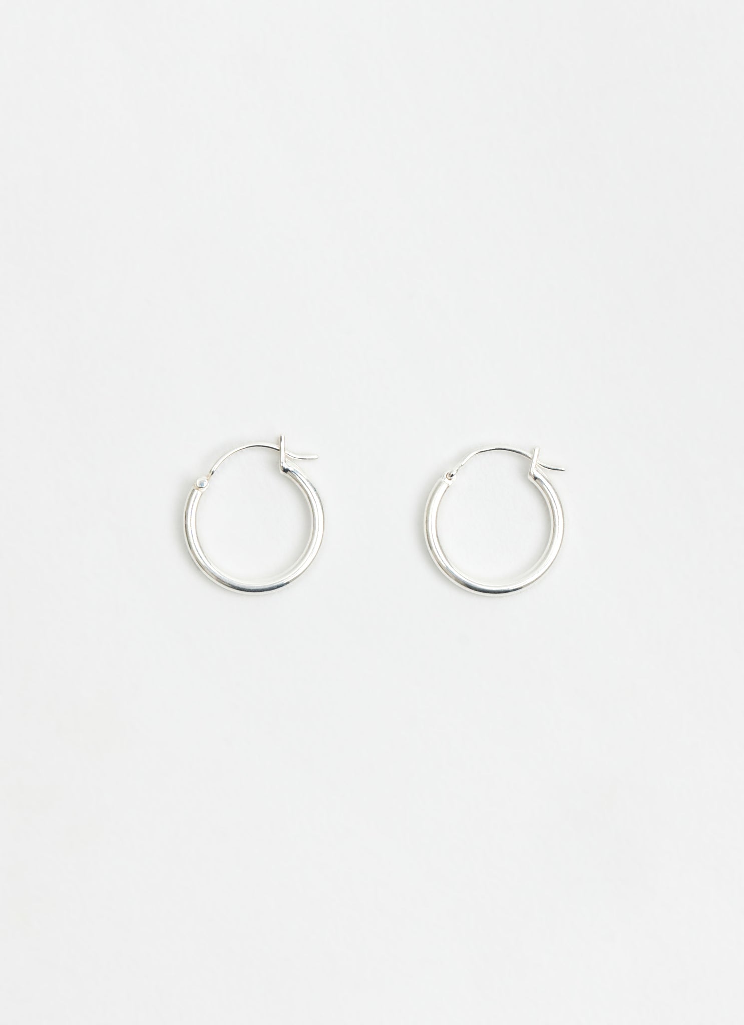 Silver Classic Hoop Earrings