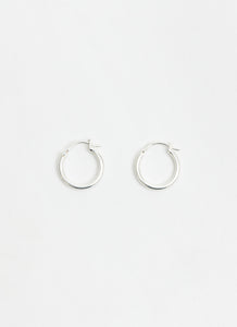 Silver Classic Hoop Earrings