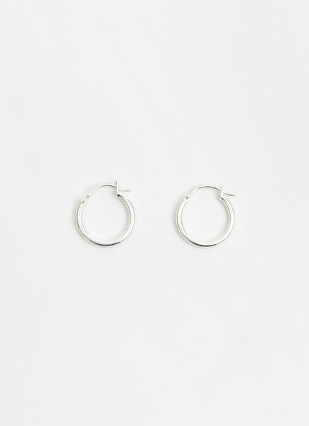 Silver Classic Hoop Earrings